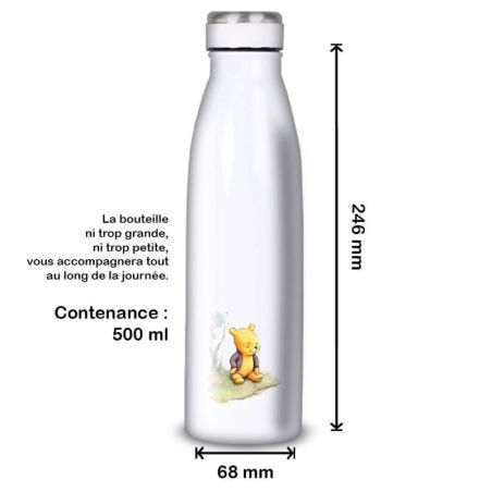 Gourde Alu et Thermos Winnie The Pooh Custom Gourde Alu et Thermos Winnie The Pooh Custom