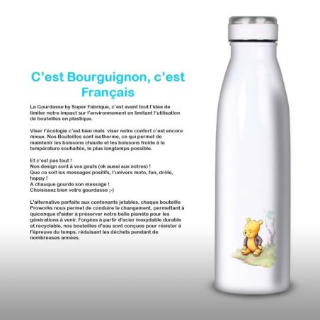 Gourde Alu et Thermos Winnie The Pooh Custom Gourde Alu et Thermos Winnie The Pooh Custom