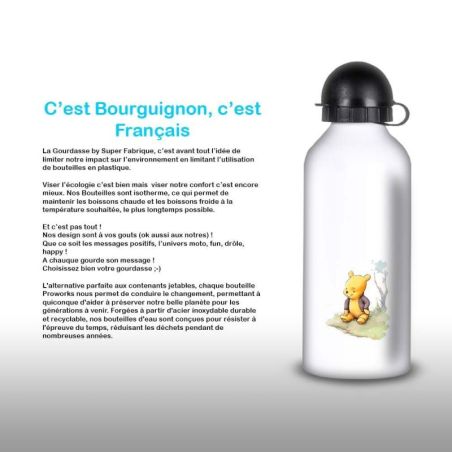 Gourde Alu et Thermos Winnie The Pooh Custom Gourde Alu et Thermos Winnie The Pooh Custom