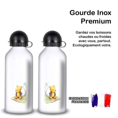 Gourde Alu et Thermos Winnie The Pooh Custom Gourde Alu et Thermos Winnie The Pooh Custom