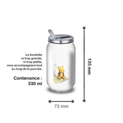 Gourde Alu et Thermos Winnie The Pooh Custom
