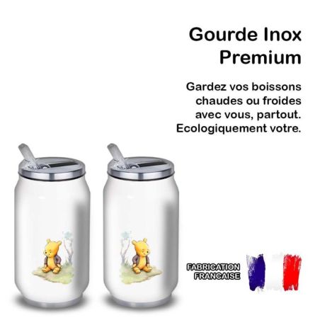 Gourde Alu et Thermos Winnie The Pooh Custom Gourde Alu et Thermos Winnie The Pooh Custom