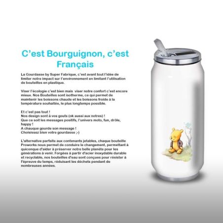 Gourde Alu et Thermos Winnie The Pooh Custom Gourde Alu et Thermos Winnie The Pooh Custom