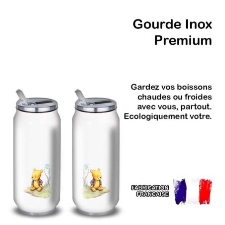 Gourde Alu et Thermos Winnie The Pooh Custom Gourde Alu et Thermos Winnie The Pooh Custom