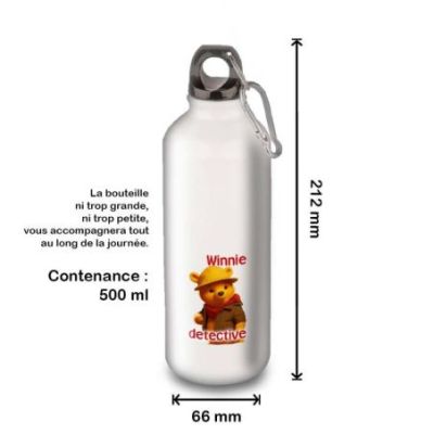 Gourde Alu et Thermos Winnie The Pooh Detective