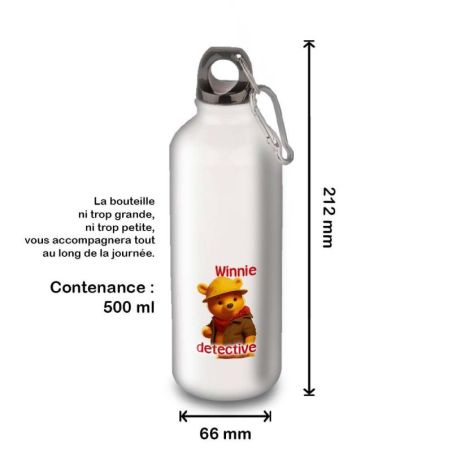 Gourde Alu et Thermos Winnie The Pooh Detective