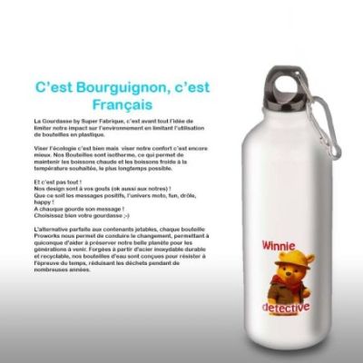 Gourde Alu et Thermos Winnie The Pooh Detective