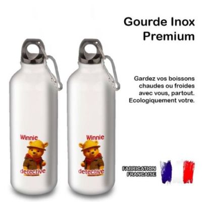 Gourde Alu et Thermos Winnie The Pooh Detective