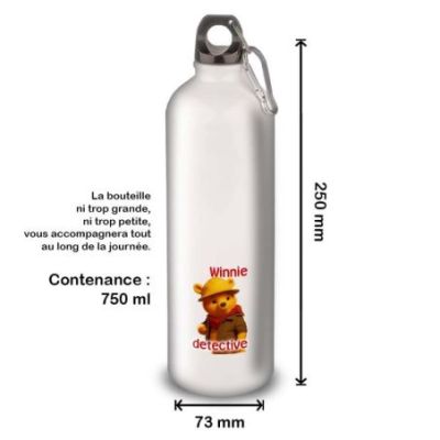 Gourde Alu et Thermos Winnie The Pooh Detective