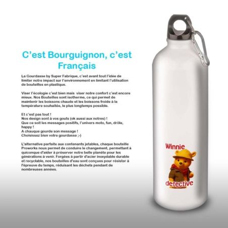 Gourde Alu et Thermos Winnie The Pooh Detective Gourde Alu et Thermos Winnie The Pooh Detective