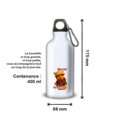 Gourde Alu et Thermos Winnie The Pooh Detective