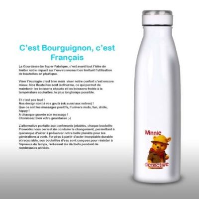 Gourde Alu et Thermos Winnie The Pooh Detective