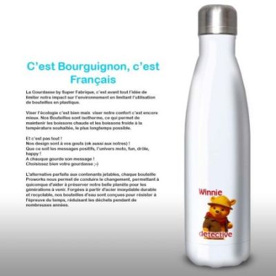 Gourde Alu et Thermos Winnie The Pooh Detective