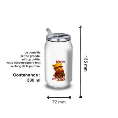 Gourde Alu et Thermos Winnie The Pooh Detective