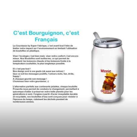 Gourde Alu et Thermos Winnie The Pooh Detective Gourde Alu et Thermos Winnie The Pooh Detective