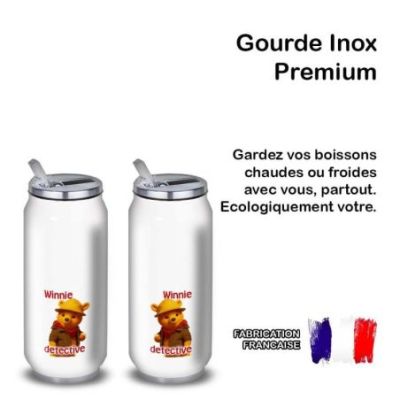 Gourde Alu et Thermos Winnie The Pooh Detective