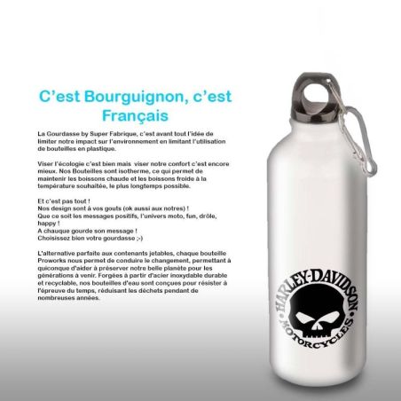 Gourde Alu et Thermos Harley Davidson Logo Skull Gourde Alu et Thermos Harley Davidson Logo Skull