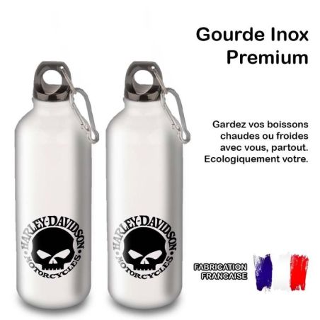 Gourde Alu et Thermos Harley Davidson Logo Skull Gourde Alu et Thermos Harley Davidson Logo Skull