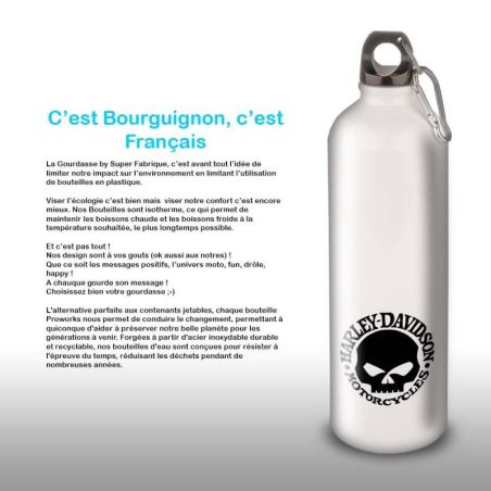 Gourde Alu et Thermos Harley Davidson Logo Skull Gourde Alu et Thermos Harley Davidson Logo Skull