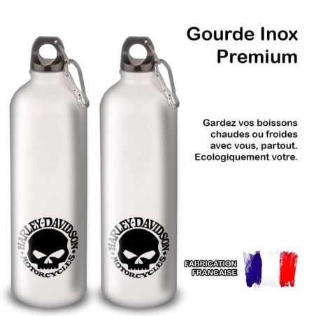 Gourde Alu et Thermos Harley Davidson Logo Skull Gourde Alu et Thermos Harley Davidson Logo Skull