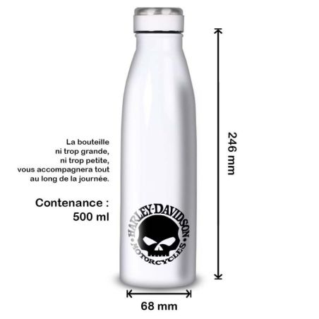 Gourde Alu et Thermos Harley Davidson Logo Skull Gourde Alu et Thermos Harley Davidson Logo Skull