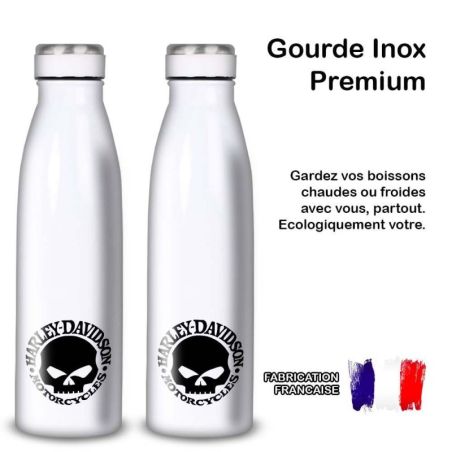 Gourde Alu et Thermos Harley Davidson Logo Skull Gourde Alu et Thermos Harley Davidson Logo Skull