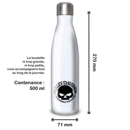 Gourde Alu et Thermos Harley Davidson Logo Skull Gourde Alu et Thermos Harley Davidson Logo Skull