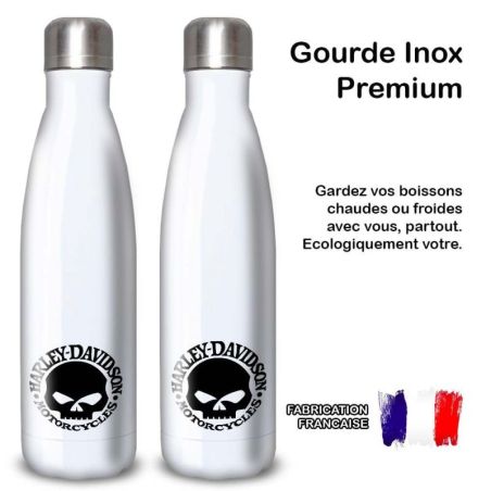 Gourde Alu et Thermos Harley Davidson Logo Skull Gourde Alu et Thermos Harley Davidson Logo Skull