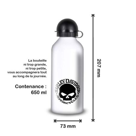 Gourde Alu et Thermos Harley Davidson Logo Skull Gourde Alu et Thermos Harley Davidson Logo Skull