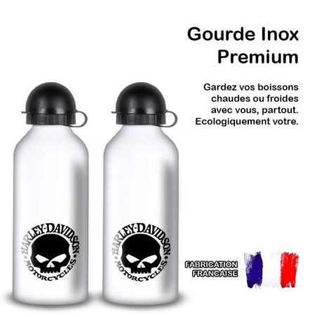 Gourde Alu et Thermos Harley Davidson Logo Skull Gourde Alu et Thermos Harley Davidson Logo Skull