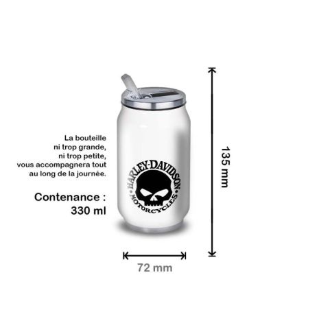 Gourde Alu et Thermos Harley Davidson Logo Skull Gourde Alu et Thermos Harley Davidson Logo Skull