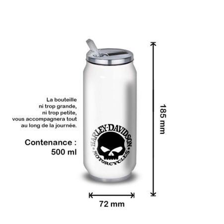 Gourde Alu et Thermos Harley Davidson Logo Skull Gourde Alu et Thermos Harley Davidson Logo Skull