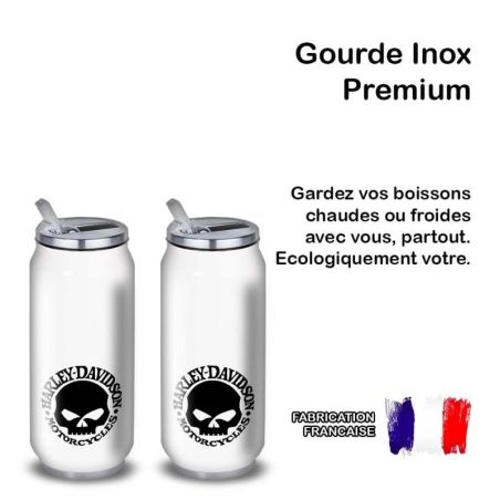 Gourde Alu et Thermos Harley Davidson Logo Skull Gourde Alu et Thermos Harley Davidson Logo Skull