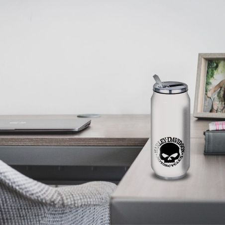 Gourde Alu et Thermos Harley Davidson Logo Skull Gourde Alu et Thermos Harley Davidson Logo Skull
