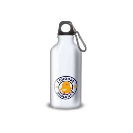 Gourde Alu et Thermos Duck - I choose violence