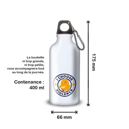 Gourde Alu et Thermos Duck - I choose violence Gourde Alu et Thermos Duck - I choose violence