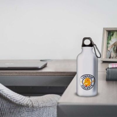 Gourde Alu et Thermos Duck - I choose violence