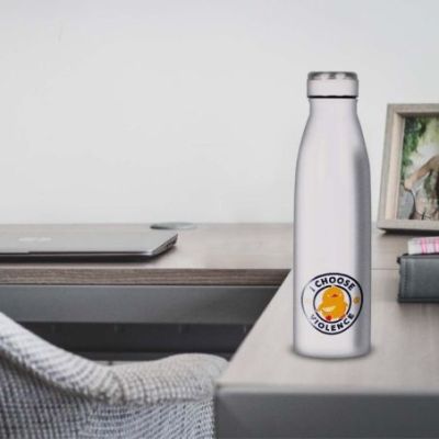 Gourde Alu et Thermos Duck - I choose violence