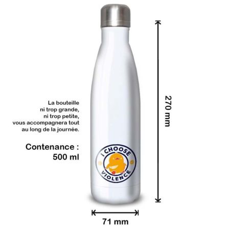 Gourde Alu et Thermos Duck - I choose violence Gourde Alu et Thermos Duck - I choose violence