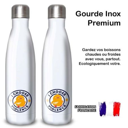 Gourde Alu et Thermos Duck - I choose violence Gourde Alu et Thermos Duck - I choose violence