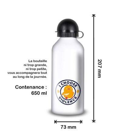 Gourde Alu et Thermos Duck - I choose violence Gourde Alu et Thermos Duck - I choose violence