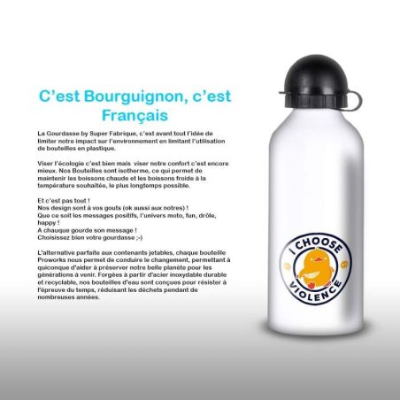 Gourde Alu et Thermos Duck - I choose violence Gourde Alu et Thermos Duck - I choose violence