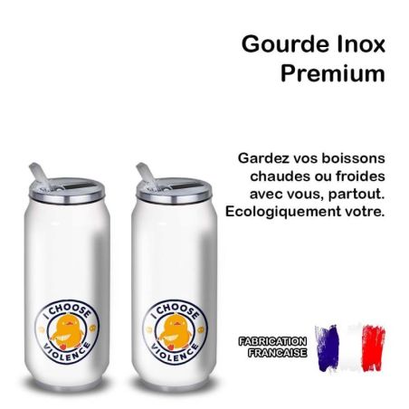 Gourde Alu et Thermos Duck - I choose violence Gourde Alu et Thermos Duck - I choose violence
