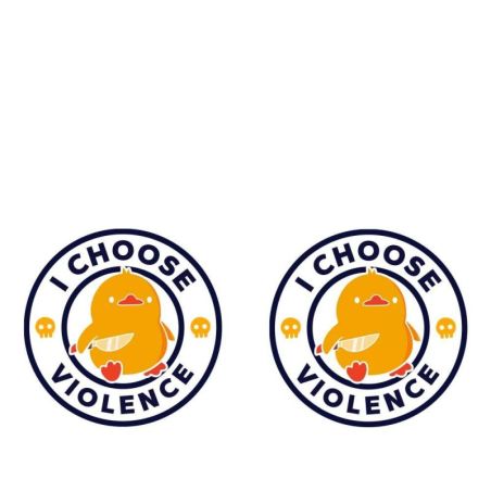 Gourde Alu et Thermos Duck - I choose violence Gourde Alu et Thermos Duck - I choose violence