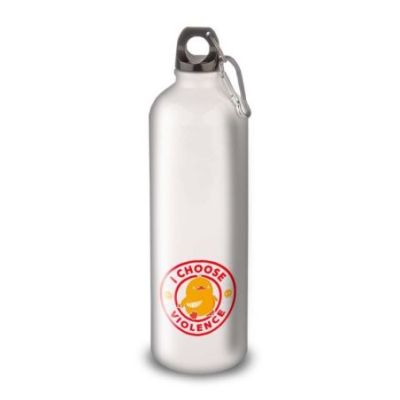 Gourde Alu et Thermos Duck - I choose violence - Rouge et Jaune