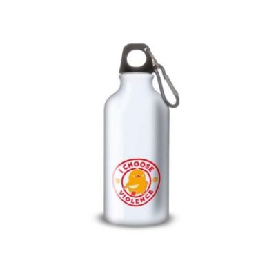 Gourde Alu et Thermos Duck - I choose violence - Rouge et Jaune