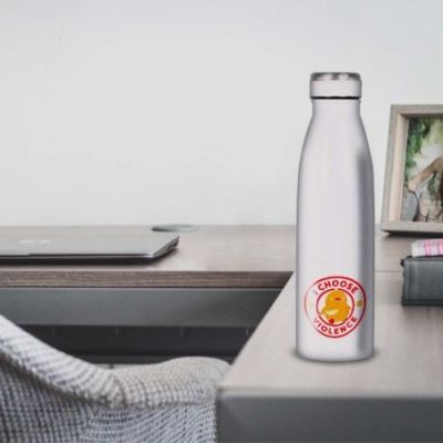 Gourde Alu et Thermos Duck - I choose violence - Rouge et Jaune