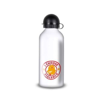 Gourde Alu et Thermos Duck - I choose violence - Rouge et Jaune