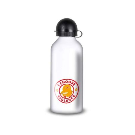 Gourde Alu et Thermos Duck - I choose violence - Rouge et Jaune Gourde Alu et Thermos Duck - I choose violence - Rouge et Jaune