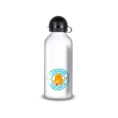 Gourde Alu et Thermos Duck - I choose violence - Bleu